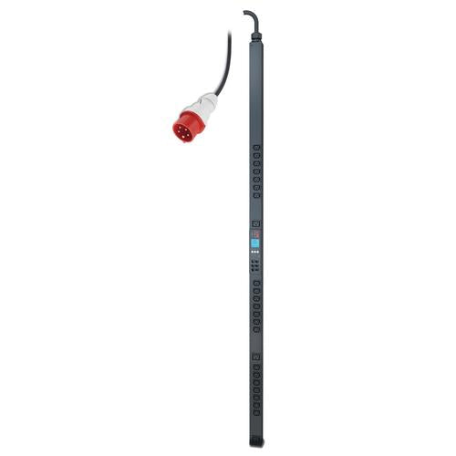 APC Rack PDU AP8481, Metered-by-Outlet, ZeroU, 32A, 400V, (21x) C13 & (3x) C19, IEC 309 16A 3Fase stekker