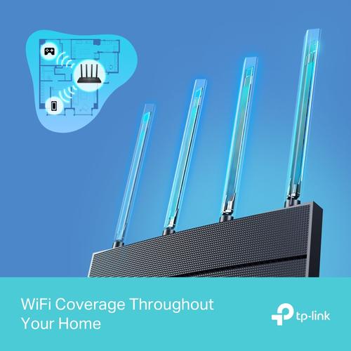 TP-Link Archer AX12 draadloze router Fast Ethernet Dual-band (2.4 GHz / 5 GHz) Zwart