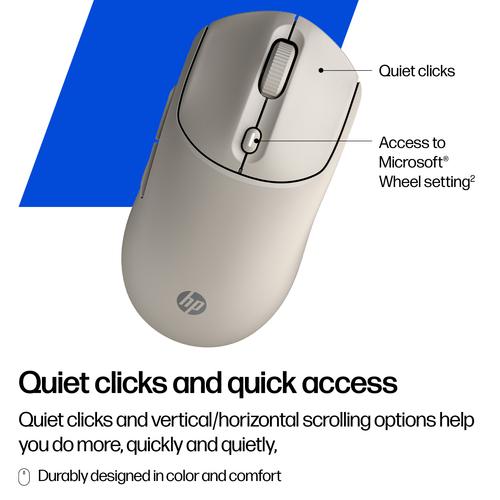 HP 400 Quiet Maple Wireless Mouse EMEA - INTL English Loc ### Euro plug