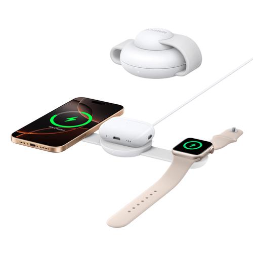 Anker B25M8H21 oplader voor mobiele apparatuur Hoofdtelefoons, Headset, Smartphone, Smartwatch Wit Draadloos opladen Snel opladen Binnen