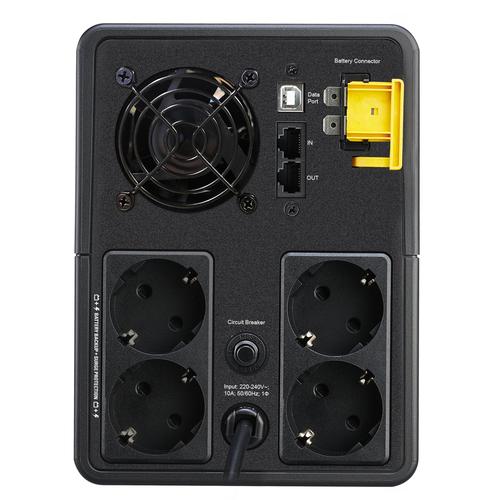 APC Back-UPS BX2200MI-GR Noodstroomvoeding - 2200VA, 4x stopcontact, USB