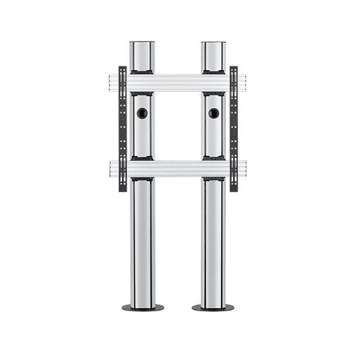 MODE-AL - Premium Bolt-Down Single Screen Twin Column UC Stand - (VESA900 x 800) - 2m Black