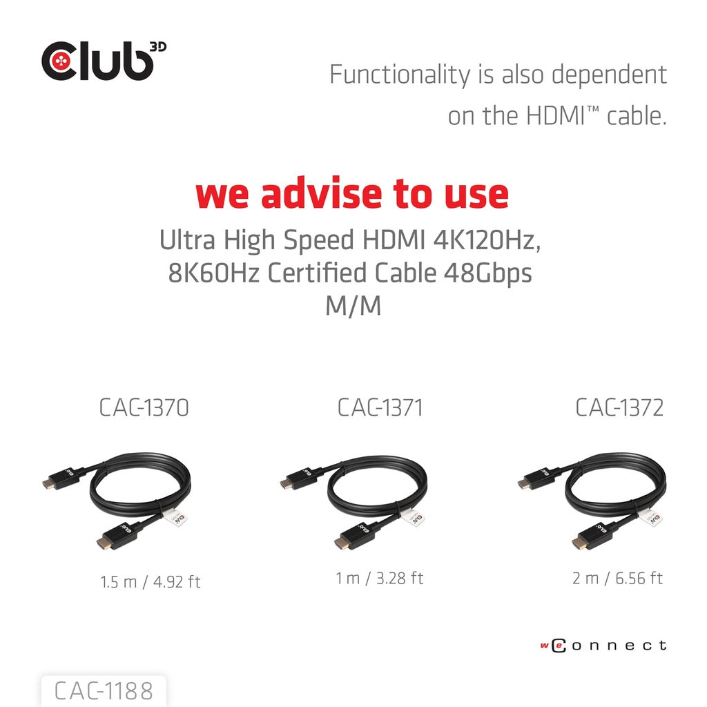 MINI DISPLAYPORT# 1.4 TO HDMI# 8K60HZ M/F ADAPTER