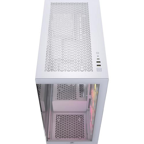 COR iCUE LINK 3500X RGB Tempered Glass Mid-Tower PC Case White