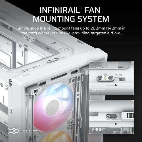 Corsair FRAME 4000D RS ARGB Midi Tower Wit