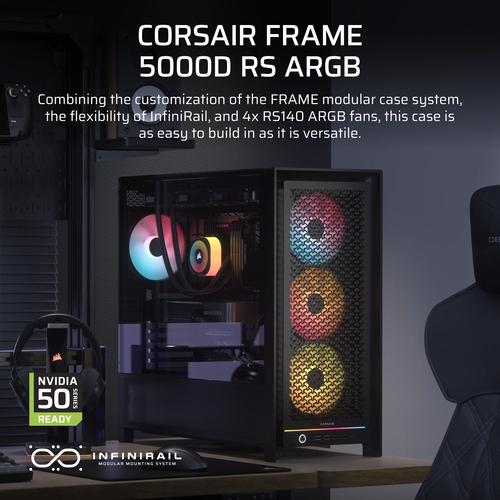 Corsair FRAME 5000D RS ARGB Midi Tower Zwart