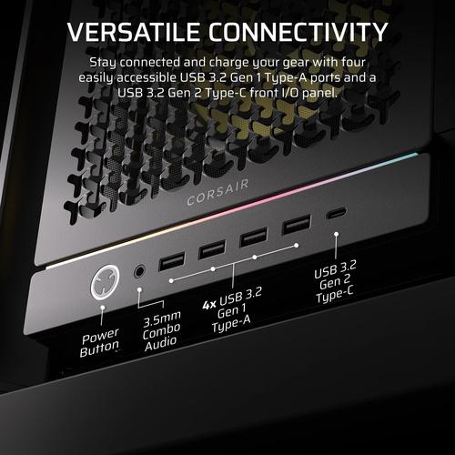 Corsair FRAME 5000D RS ARGB Midi Tower Zwart