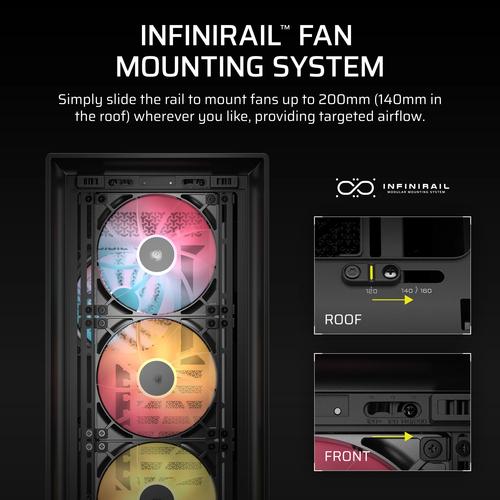Corsair FRAME 5000D RS ARGB Midi Tower Zwart