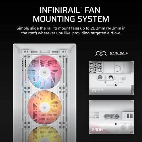 Corsair FRAME 5000D RS ARGB Midi Tower Wit