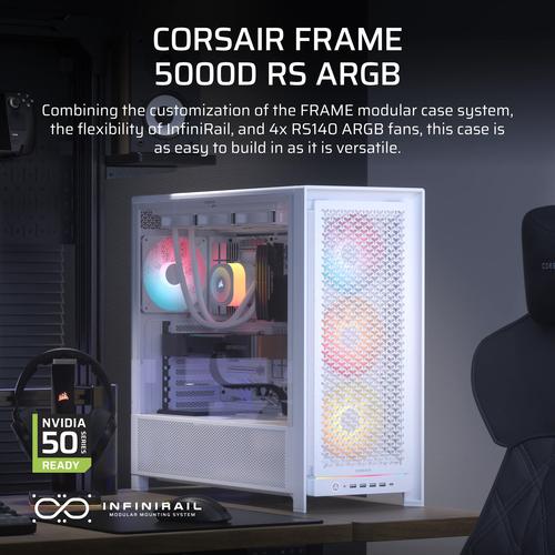 Corsair FRAME 5000D RS ARGB Midi Tower Wit