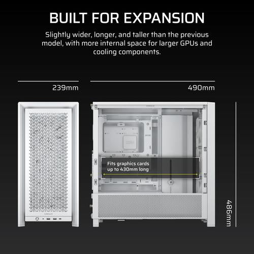 FRAME 4000D RS Mid-Tower White