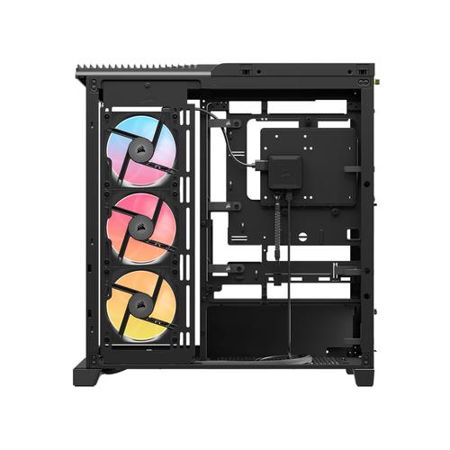 Corsair 4500X LX-R RGB Tempered Glass Mid-Tower, Black Midi Tower Zwart