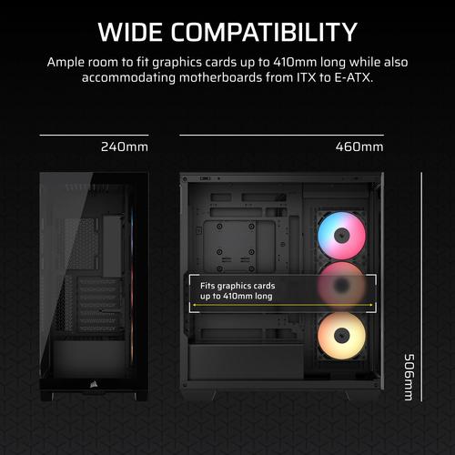 Corsair 3500X RS-R ARGB Midi Tower Zwart