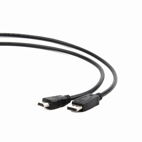 Gembird DisplayPort - HDMI, 3m HDMI Type A (Standaard) Zwart