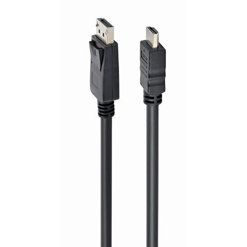 Gembird DisplayPort - HDMI, 3m HDMI Type A (Standaard) Zwart