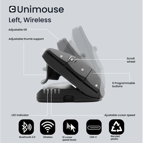 Contour Design Unimouse left Hand, wireless