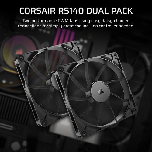 CORSAIR RS Series 140 140mm Fan Dual Pack