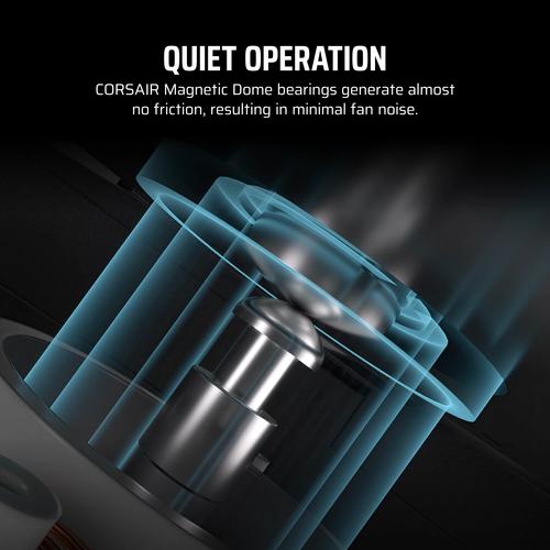 Corsair iCUE LINK LX120-R RGB Computer behuizing Ventilator 12 cm Zwart 1 stuk(s)