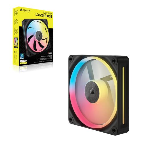 Corsair iCUE LINK LX120-R RGB Computer behuizing Ventilator 12 cm Zwart 1 stuk(s)