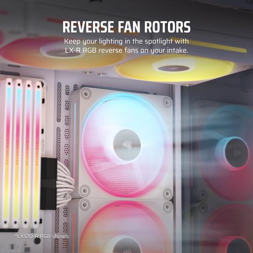 Corsair iCUE LINK LX140-R RGB Computer behuizing Ventilator 14 cm Wit 1 stuk(s)