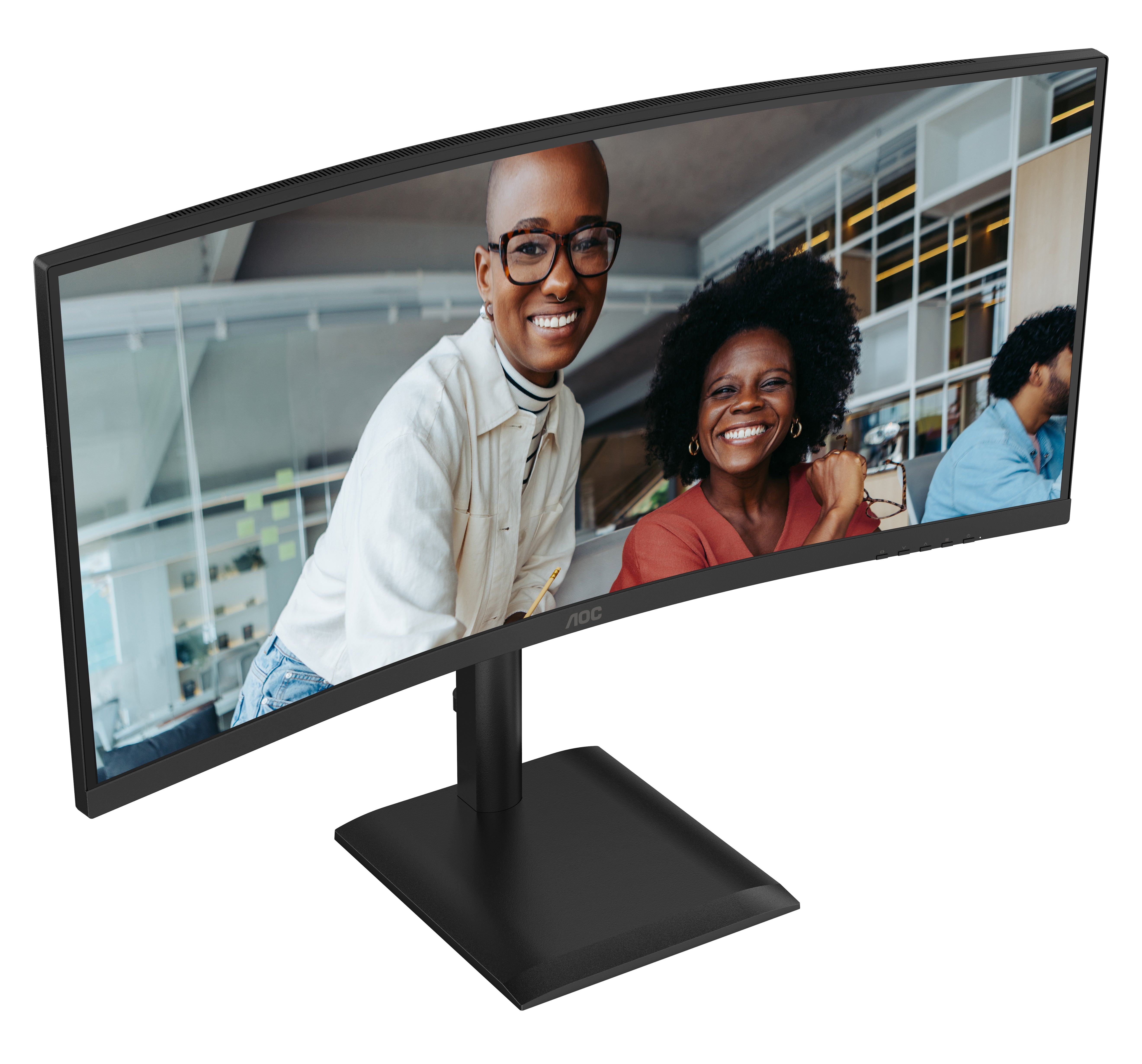 CU34E4CV 34 inch DOCK VA CURVED UWQHD 1 MS 3440X1440120HZ WID 21/9 USB-C - DP-HDMI LAN RJ45 4XUSB 3.2 BRIGHTNESS 350 CD/M*2 D CONTRASTRATIO50M:1 VIEWING ANGL