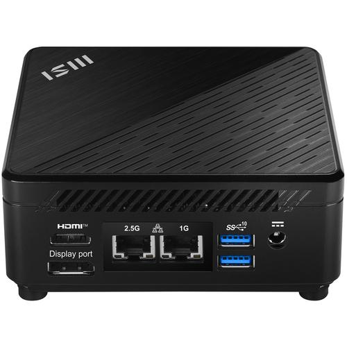 MSI Cubi 5 12M-458EU Intel® Core™ i5 i5-1235U 8 GB DDR4-SDRAM 512 GB SSD Windows 11 Pro Mini PC Zwart