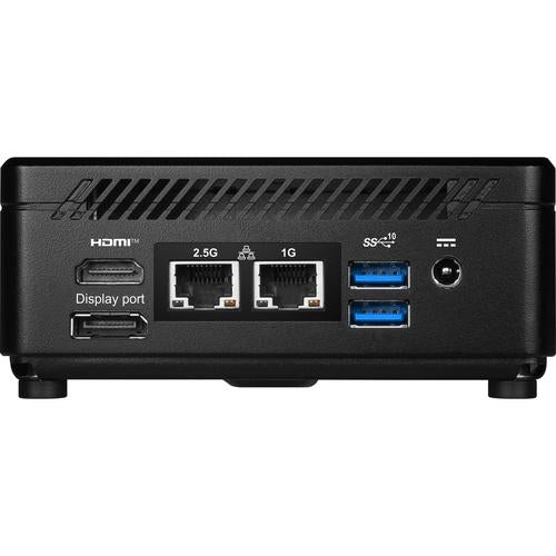 MSI Cubi 5 12M-458EU Intel® Core™ i5 i5-1235U 8 GB DDR4-SDRAM 512 GB SSD Windows 11 Pro Mini PC Zwart