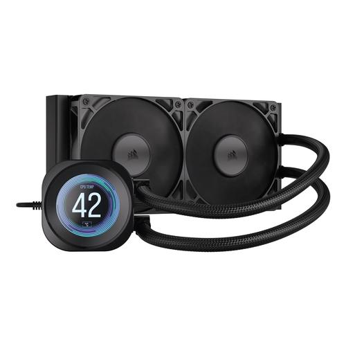 Corsair Nautilus 240 RS LCD Processor Alles-in-één vloeistofkoeler 12 cm Zwart 1 stuk(s)