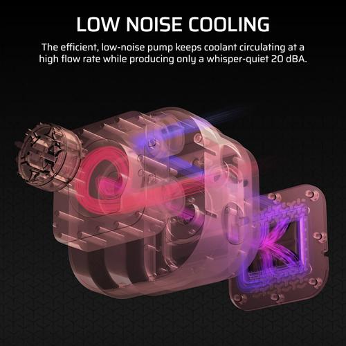 Corsair Nautilus 360 RS Processor Alles-in-één vloeistofkoeler 12 cm Zwart