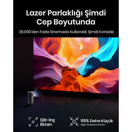 Anker Nebula Capsule 3 Laser Google TV Projectormodule 300 ANSI lumens DLP 1080p (1920x1080) Zwart