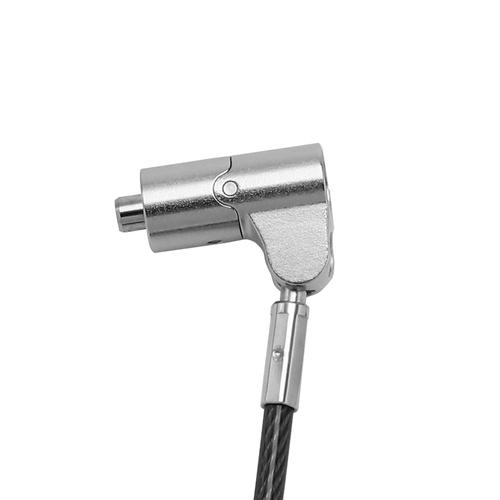 DICOTA D31700 kabelslot Zwart, Zilver 2 m
