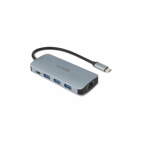 DICOTA D32062 interface hub USB Type-C Zilver