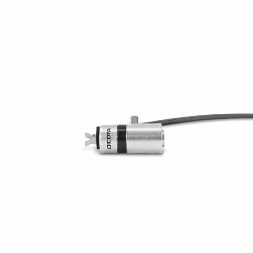 DICOTA D32068 kabelslot Zilver 0,3 m