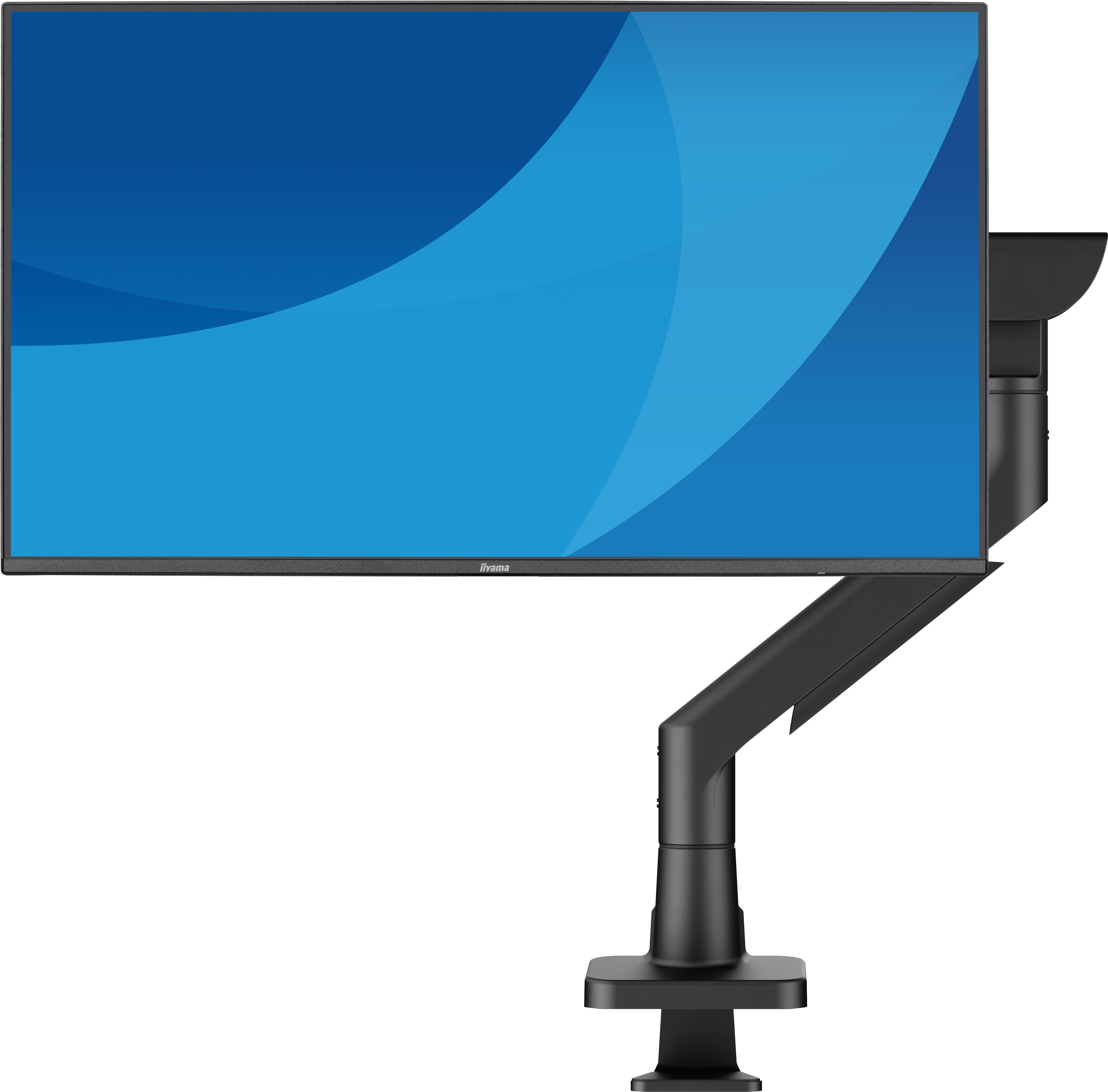 Stylish flexible deskmount with gas spring for monitors up to 49i (27kgVESA 100x100) Pivot Bearing head structure Smooth operation