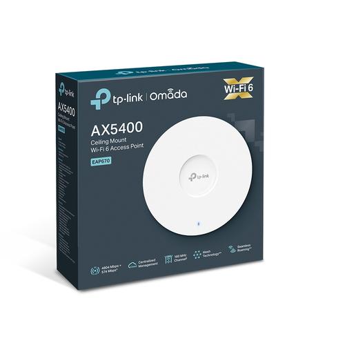 TP-Link Omada EAP770 draadloos toegangspunt (WAP) Wit Power over Ethernet (PoE)