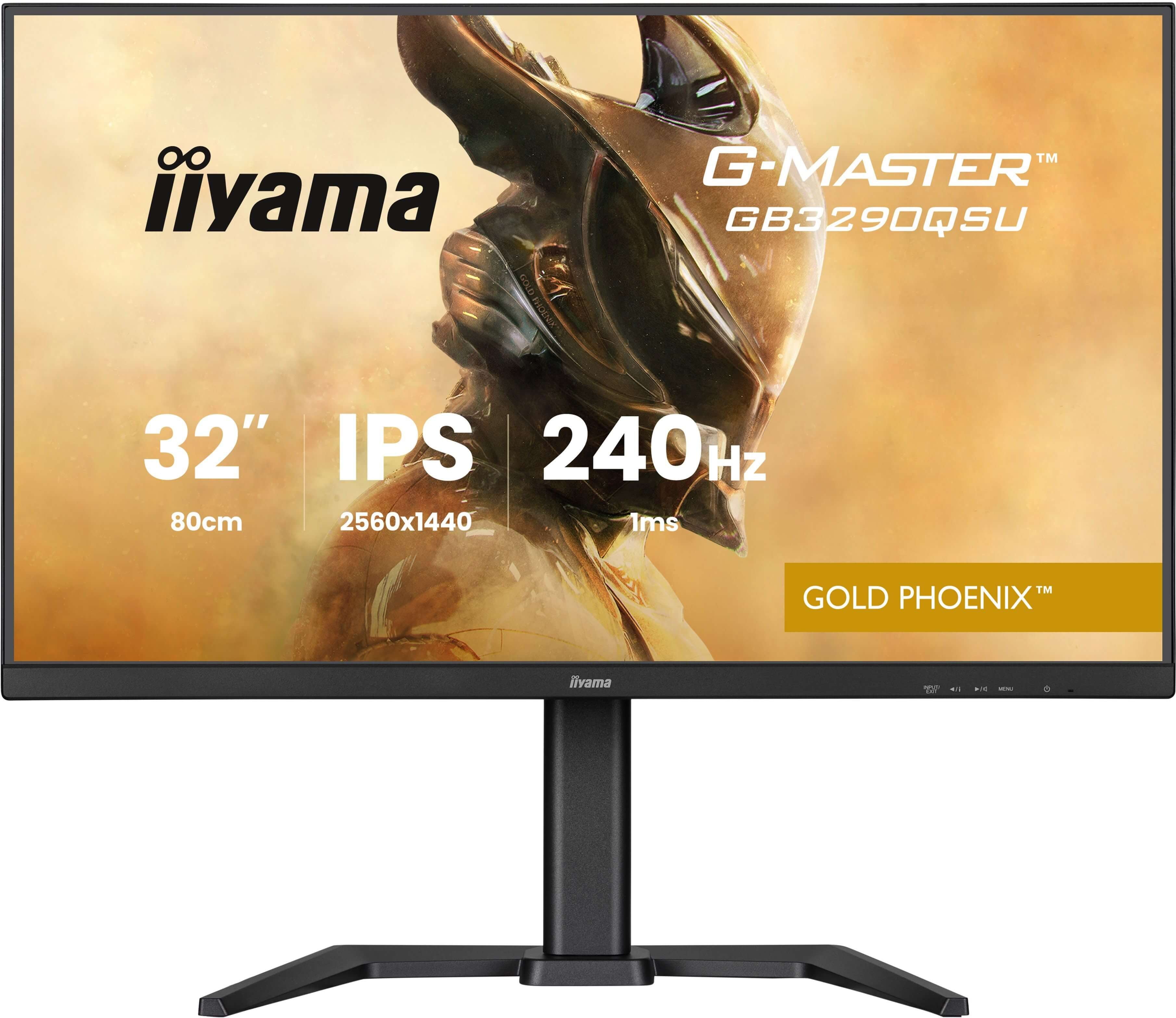 32iWIDE LCD G-Master Gold Phoenix 2560 x 1440 QHD IPS panel LED Bl.FreeSync Premium USB-Hub (2xOut v3.2 + 2xUSB-C(7 5 Watt)) Pivot HeightAdjust.(15cm) 400cd/m