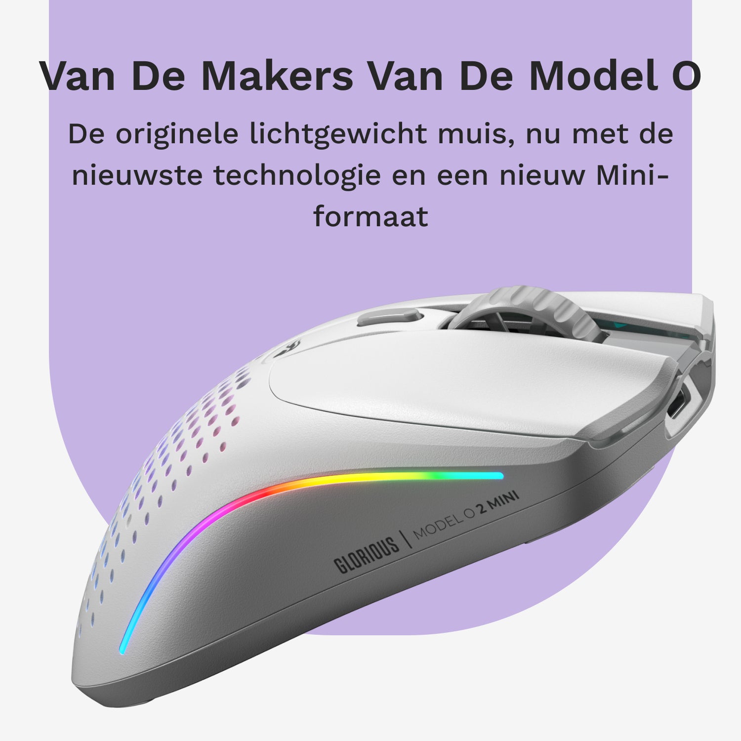 Glorious Model O 2 Mini Wireless - Matte White