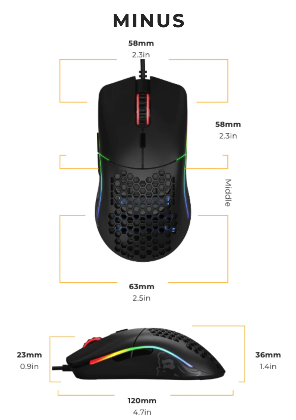 Glorious Model O- Mouse Regular (Black)