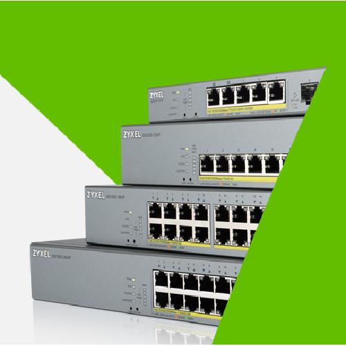 GS1350-12HP - 12 Port managed CCTV PoE switch - long range - 130W