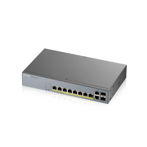 GS1350-12HP - 12 Port managed CCTV PoE switch - long range - 130W