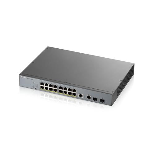 Zyxel GS1350-18HP-EU0101F netwerk-switch Managed L2 Gigabit Ethernet (10/100/1000) Power over Ethernet (PoE) Grijs