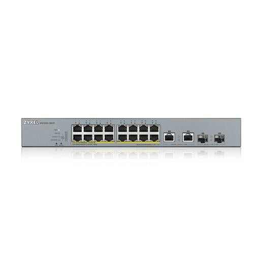Zyxel GS1350-18HP-EU0101F netwerk-switch Managed L2 Gigabit Ethernet (10/100/1000) Power over Ethernet (PoE) Grijs