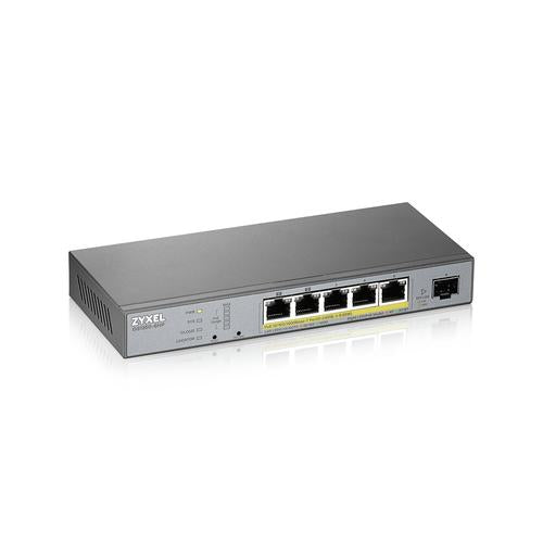 Zyxel GS1350-6HP-EU0101F netwerk-switch Managed L2 Gigabit Ethernet (10/100/1000) Power over Ethernet (PoE) Grijs