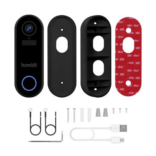 Hombli Smart Doorbell Pack Zwart, Wit