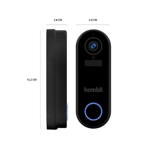 Hombli Smart Doorbell Pack Zwart, Wit