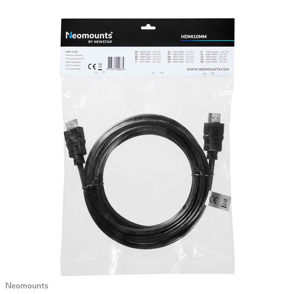 Neomounts HDMI 1.3 cable High speed HDMI 19 pins M/M 3 meter