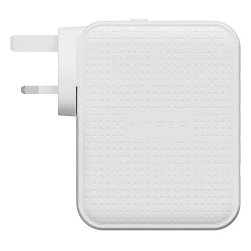 HYPER HJ1001WHWWGL oplader voor mobiele apparatuur Spelbesturingsapparaat, Mobiele telefoon, Netbook, Laptop, Smartphone, Tablet Wit AC Snel opladen Binnen