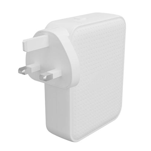 HYPER HJ1001WHWWGL oplader voor mobiele apparatuur Spelbesturingsapparaat, Mobiele telefoon, Netbook, Laptop, Smartphone, Tablet Wit AC Snel opladen Binnen