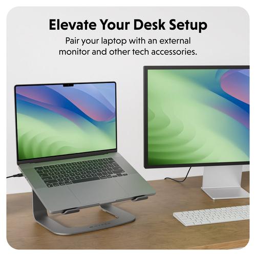 HYPER HS1110GYGL laptopstandaard Grijs 40,6 cm (16