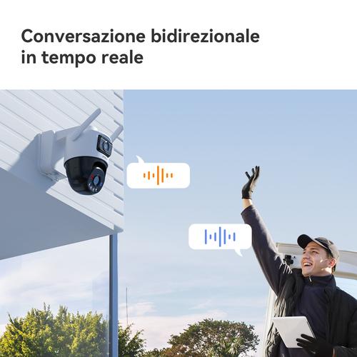 Imou AOV Dual 5MP + 5MP Torentje IP-beveiligingscamera Buiten 2880 x 1620 Pixels Muur